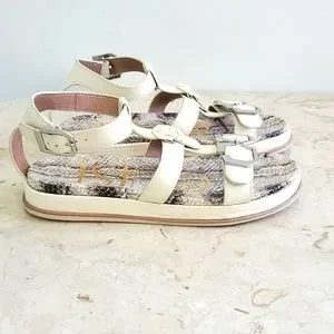 Sandales Gladiator Louise Et Cie - Modèle Anja - Cuir - Taille 8.5 US - État Occasion